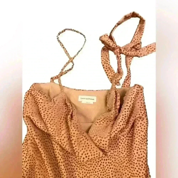 Lovers + Friends Sonora Midi Dress in Rosey Pink Size Small - Picture 7 of 10